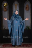Zafran Abaya-------version--5-------Sky blue
