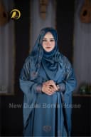 Zafran Abaya-------version--5-------Sky blue