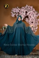 Pocket Sleeves Abaya - version : 8 -------Sea Green