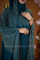 Pocket Sleeves Abaya - version : 8 -------Sea Green