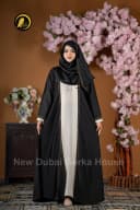 Contrast Borka ----- ( Black )