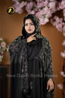 Pocket Sleeves Abaya - version : 9 -------Black